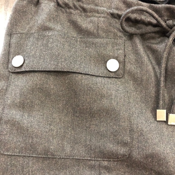 NWT⭐️ A PEA IN‎ THE POD maternity GRAY WOOL blend SKIRT M business work casual - Picture 9 of 12